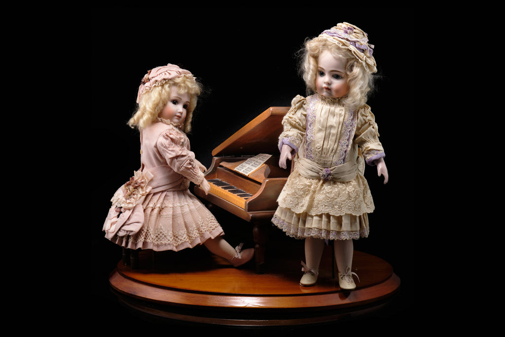 Tableaux of Dolls at the Piano. SOLD