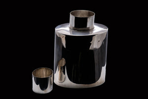 Victorian Sterling Silver Tea Caddy.