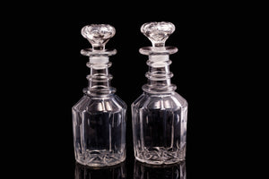 Pair of Early Victorian Decanters.