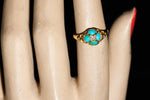 Victorian 15ct Gold,Torquoise and Diamond Ring.