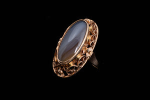 Vintage Agate Ring.  SOLD